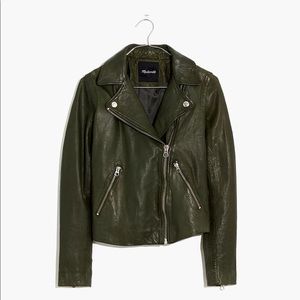 Madewell Washed Leather Motorcycle Jacket